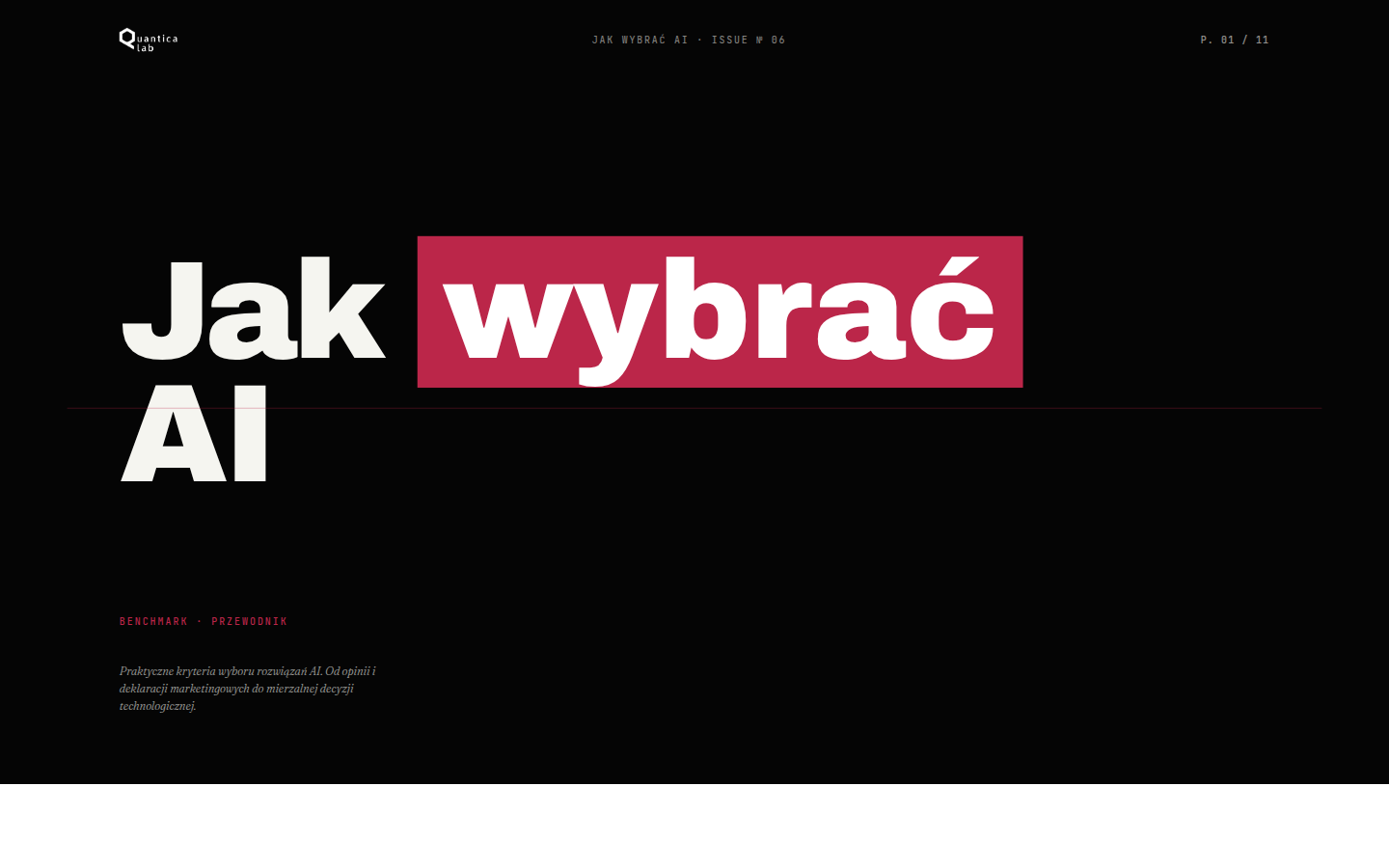 Jak wybrać AI dla organizacji – okładka